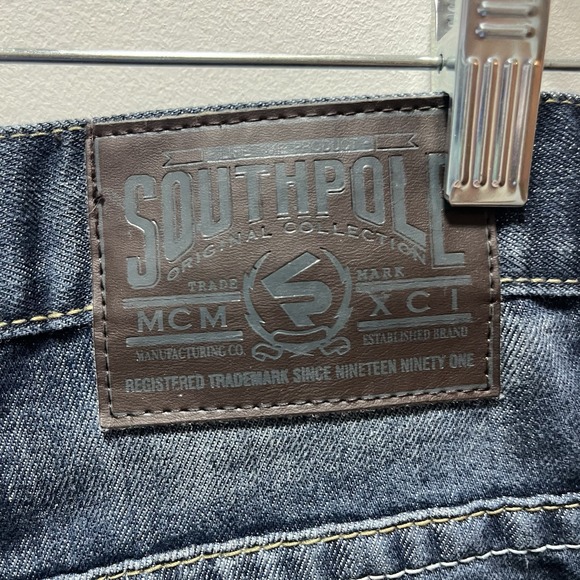 Southpole Jeans Blue‎ Dark Wash Men's Size 36x30 - Picture 4 of 8